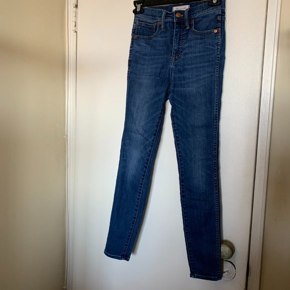 Madewell Women's 10" High-Rise Skinny Jeans in Danny Wash Size 24 G7391 ($135) - Picture 7 of 14